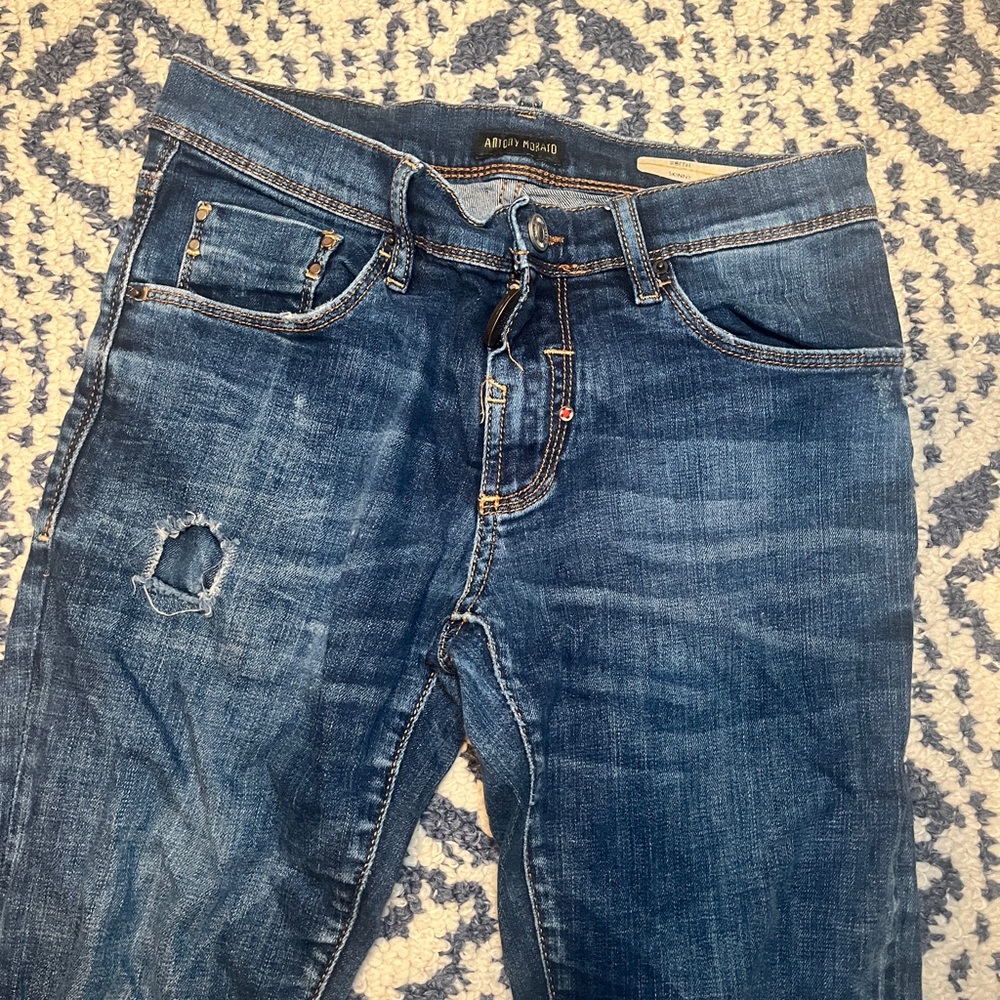 Antony Morato Blue Skinny Jeans